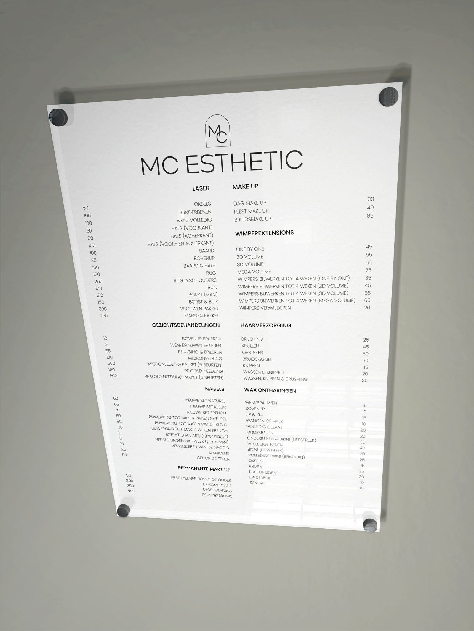 Mc Esthetic Plexiglass